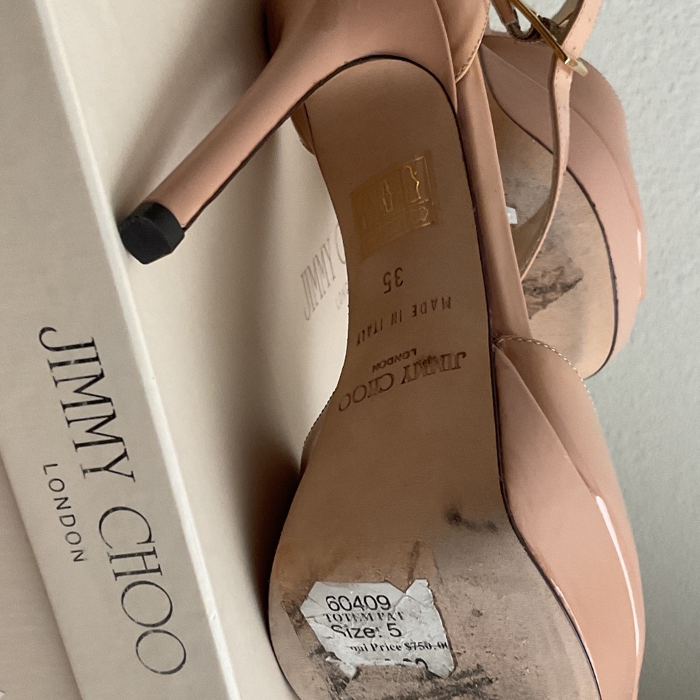 Jimmy Choo Blush Pink Heels - Picture 7 of 13